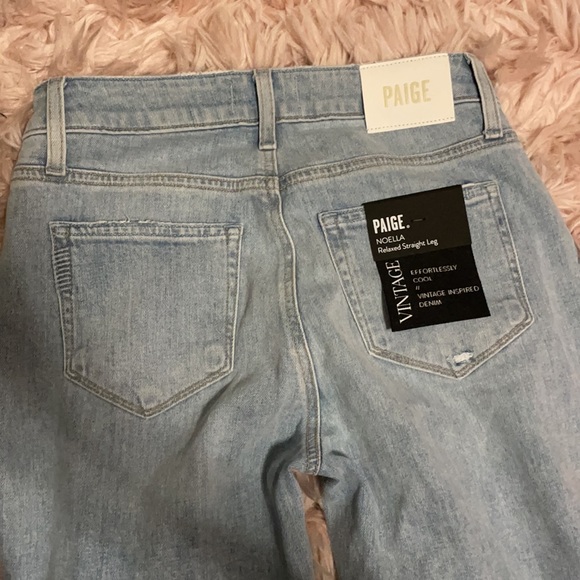NWT! Paige Noella Straight Jeans - Picture 12 of 12